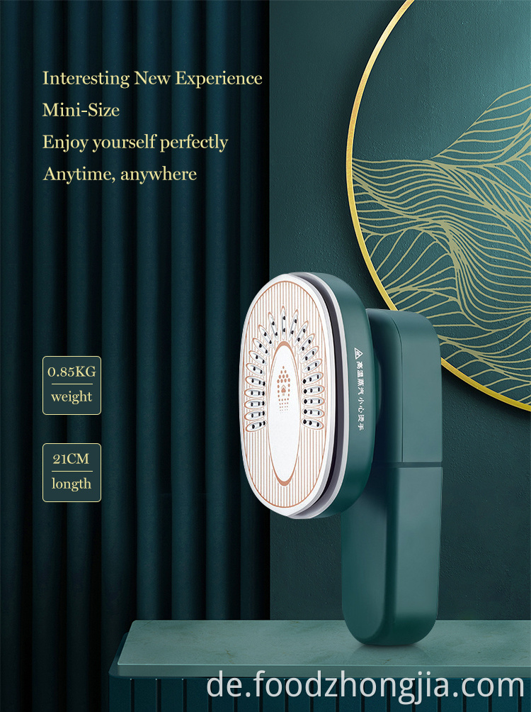 Neue Trends wiederaufladbar Dampfeisen Handheld Bügeln tragbares Reisebeisenstütze